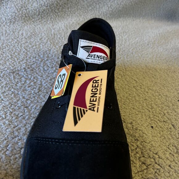 Avenger Work Boots Shoe Mens 12 Black 3 Eye Soft Toe Electrical Hazard A4133 - Picture 2 of 10